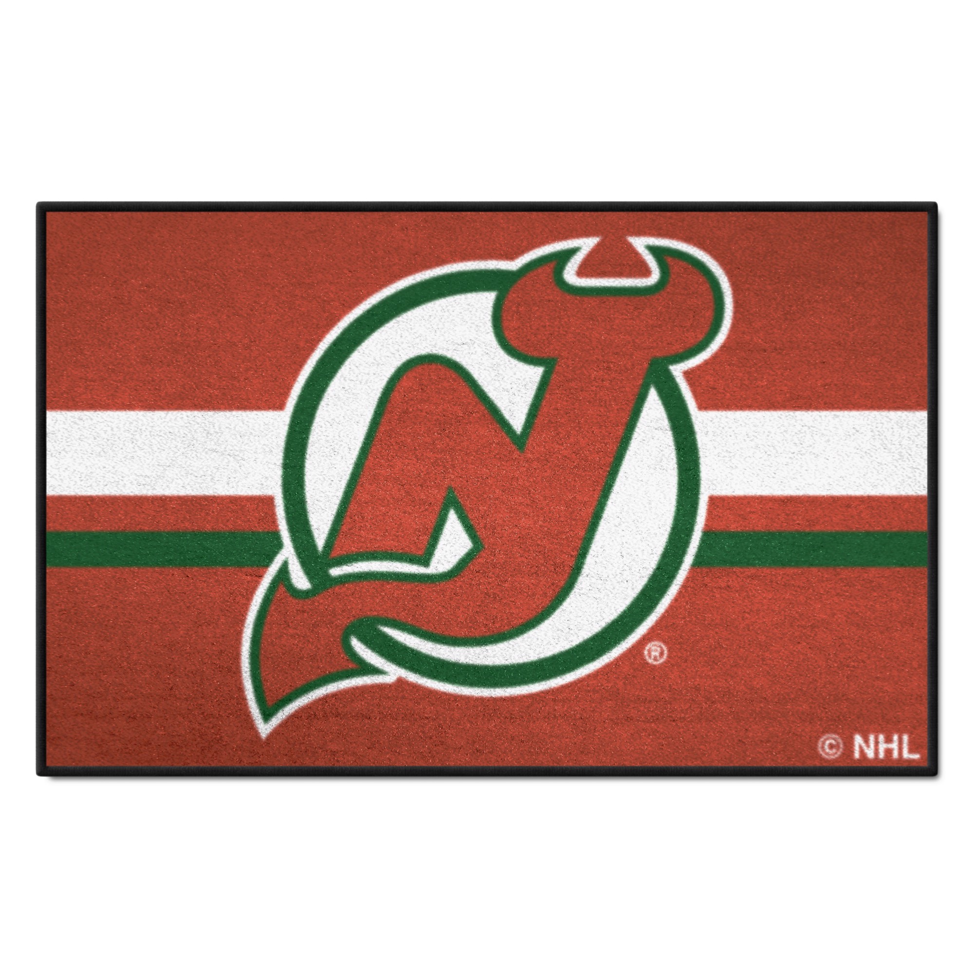 New Jersey Devils 27 Puck Mat