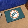 Picture of Miami Dolphins Starter Mat - Retro Collection