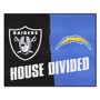 Picture of NFL House Divided - Raiders / Chargers House Divided Mat