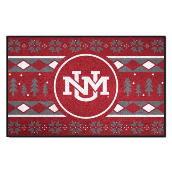 Picture of New Mexico Lobos Starter Mat - Holiday Sweater