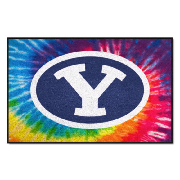 Picture of BYU Cougars Starter Mat - Tie Dye