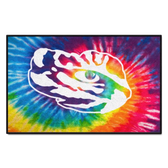 Picture of LSU Tigers Starter Mat - Tie Dye