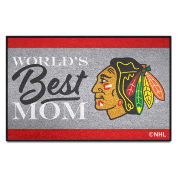 Picture of Chicago Blackhawks Starter Mat - World's Best Mom