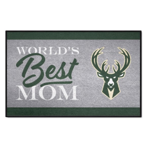 Picture of Milwaukee Bucks Starter Mat - World's Best Mom