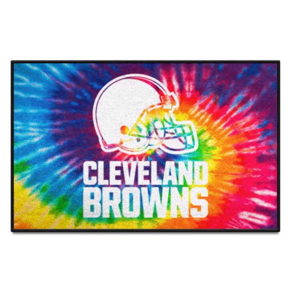 Picture of Cleveland Browns Starter Mat - Tie Dye