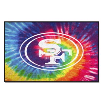 Picture of San Francisco 49ers Starter Mat - Tie Dye