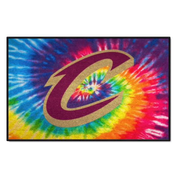 Picture of Cleveland Cavaliers Starter Mat - Tie Dye