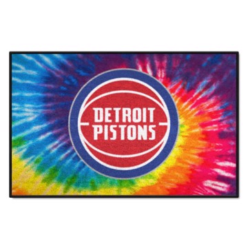 Picture of Detroit Pistons Starter Mat - Tie Dye