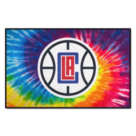 Picture of Los Angeles Clippers Starter Mat - Tie Dye