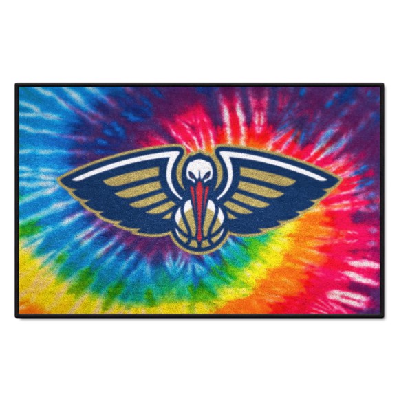 Picture of New Orleans Pelicans Starter Mat - Tie Dye