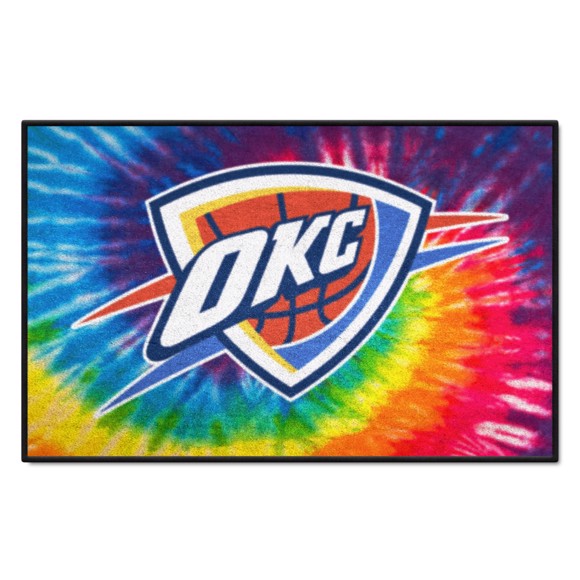 Picture of Oklahoma City Thunder Starter Mat - Tie Dye