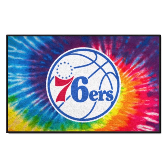 Picture of Philadelphia 76ers Starter Mat - Tie Dye