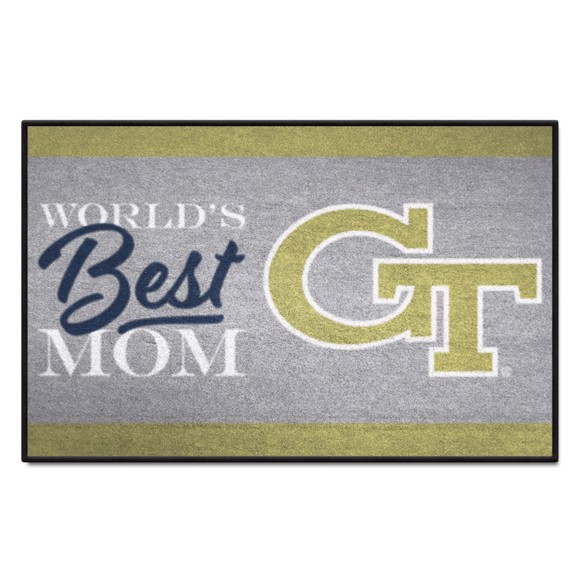 Picture of Georgia Tech Yellow Jackets Starter Mat - World's Best Mom