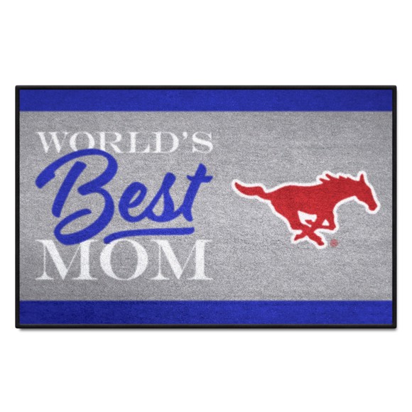 Picture of SMU Mustangs Starter Mat - World's Best Mom