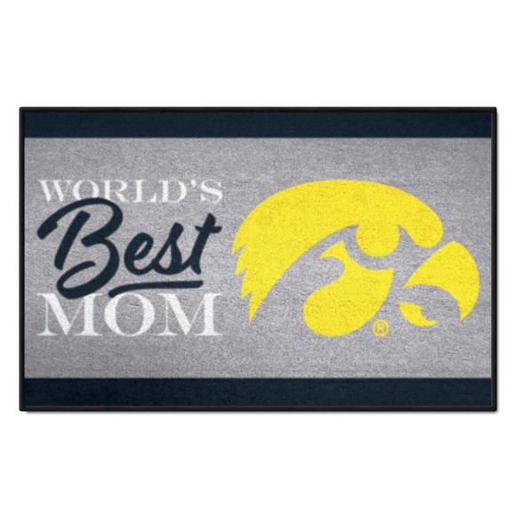 Picture of Iowa Hawkeyes Starter Mat - World's Best Mom