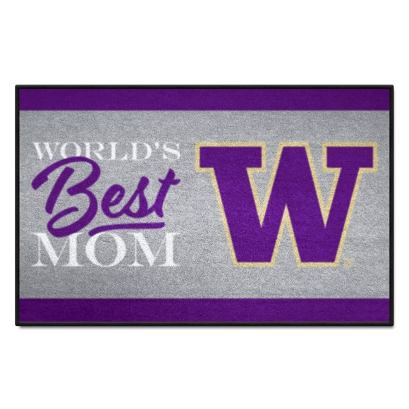 Picture of Washington Huskies Starter Mat - World's Best Mom
