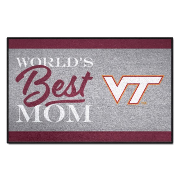 Picture of Virginia Tech Hokies Starter Mat - World's Best Mom