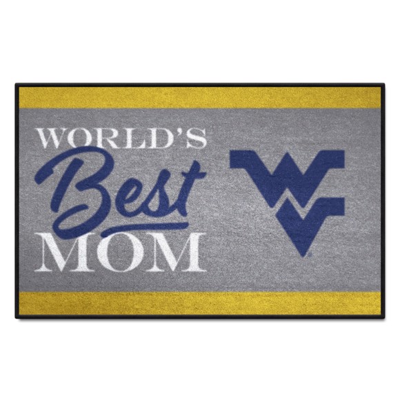 Picture of West Virginia Mountaineers Starter Mat - World's Best Mom