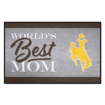 Picture of Wyoming Cowboys Starter Mat - World's Best Mom