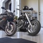 Picture of Carolina Panthers Motorcycle Mat