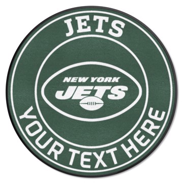 Picture of New York Jets Personalized Roundel Mat