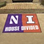 Picture of House Divided - Northwestern / Illinois House Divided House Divided Mat