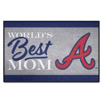 Picture of Atlanta Braves Starter Mat - World's Best Mom