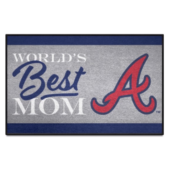 Picture of Atlanta Braves Starter Mat - World's Best Mom