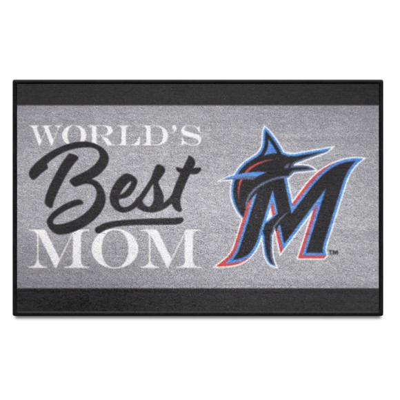 Picture of Miami Marlins Starter Mat - World's Best Mom