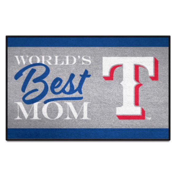 Picture of Texas Rangers Starter Mat - World's Best Mom