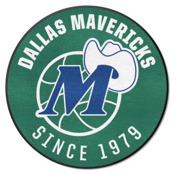 Picture of Dallas Mavericks Roundel Mat - Retro Collection