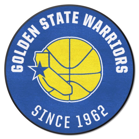 Picture of Golden State Warriors Roundel Mat - Retro Collection