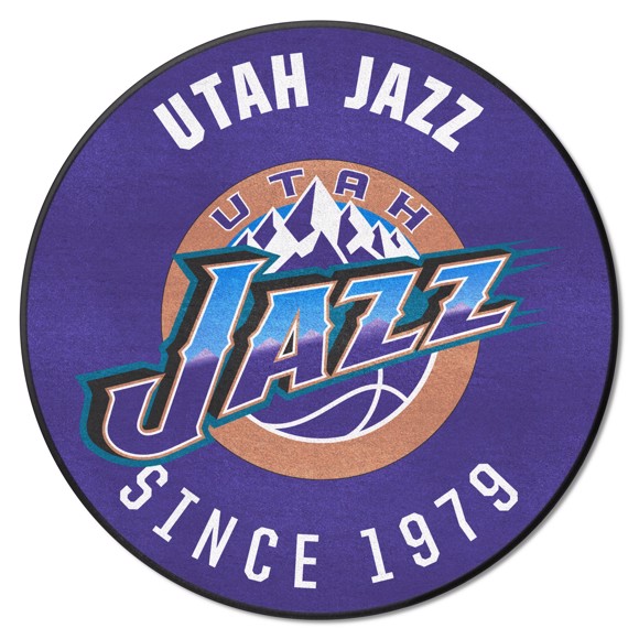 Picture of Utah Jazz Roundel Mat - Retro Collection