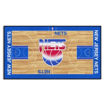 Picture of New Jersey Nets NBA Court Runner - Retro Collection