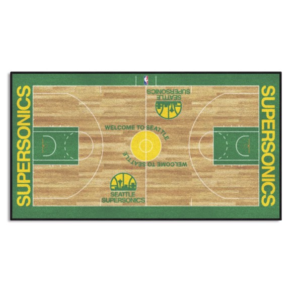 Picture of Seattle Supersonics NBA Court Runner - Retro Collection
