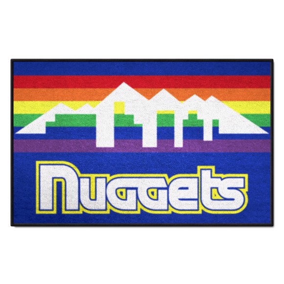 Picture of Denver Nuggets Starter Mat - Retro Collection