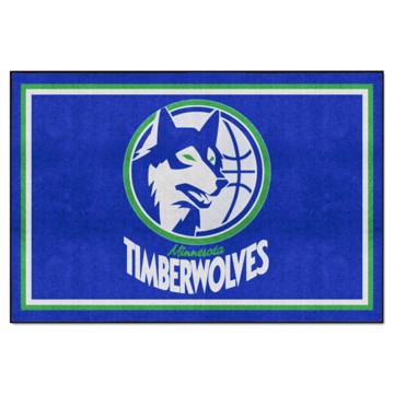 Picture of Minnesota Timberwolves 5x8 - Retro Collection