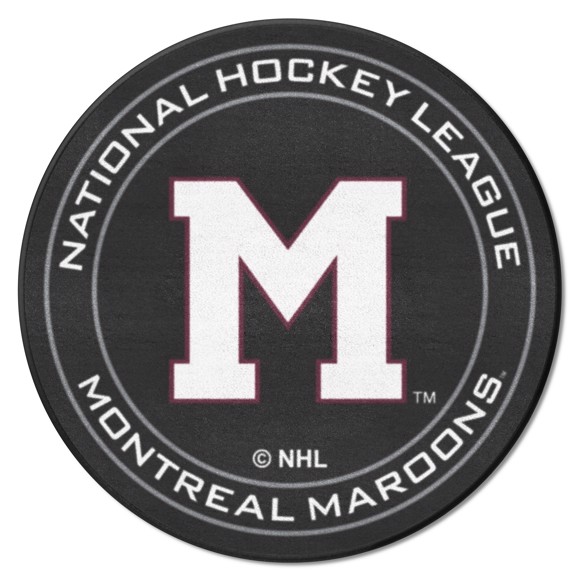 Picture of Montreal Maroons Puck Mat - Retro Collection