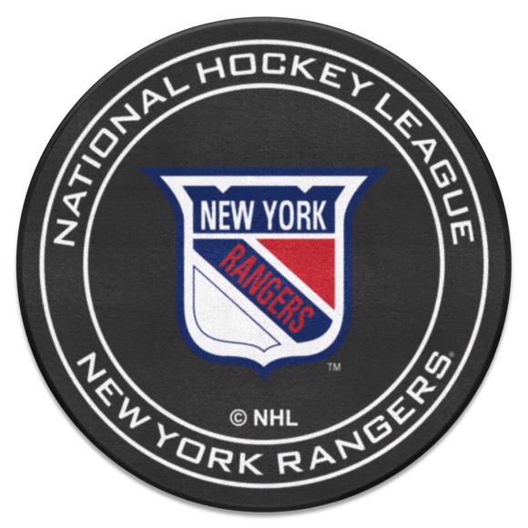 Picture of New York Rangers Puck Mat - Retro Collection