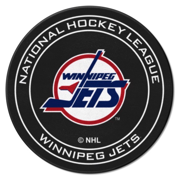 Picture of Winnipeg Jets Puck Mat - Retro Collection