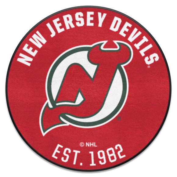 Picture of New Jersey Devils Roundel Mat - Retro Collection