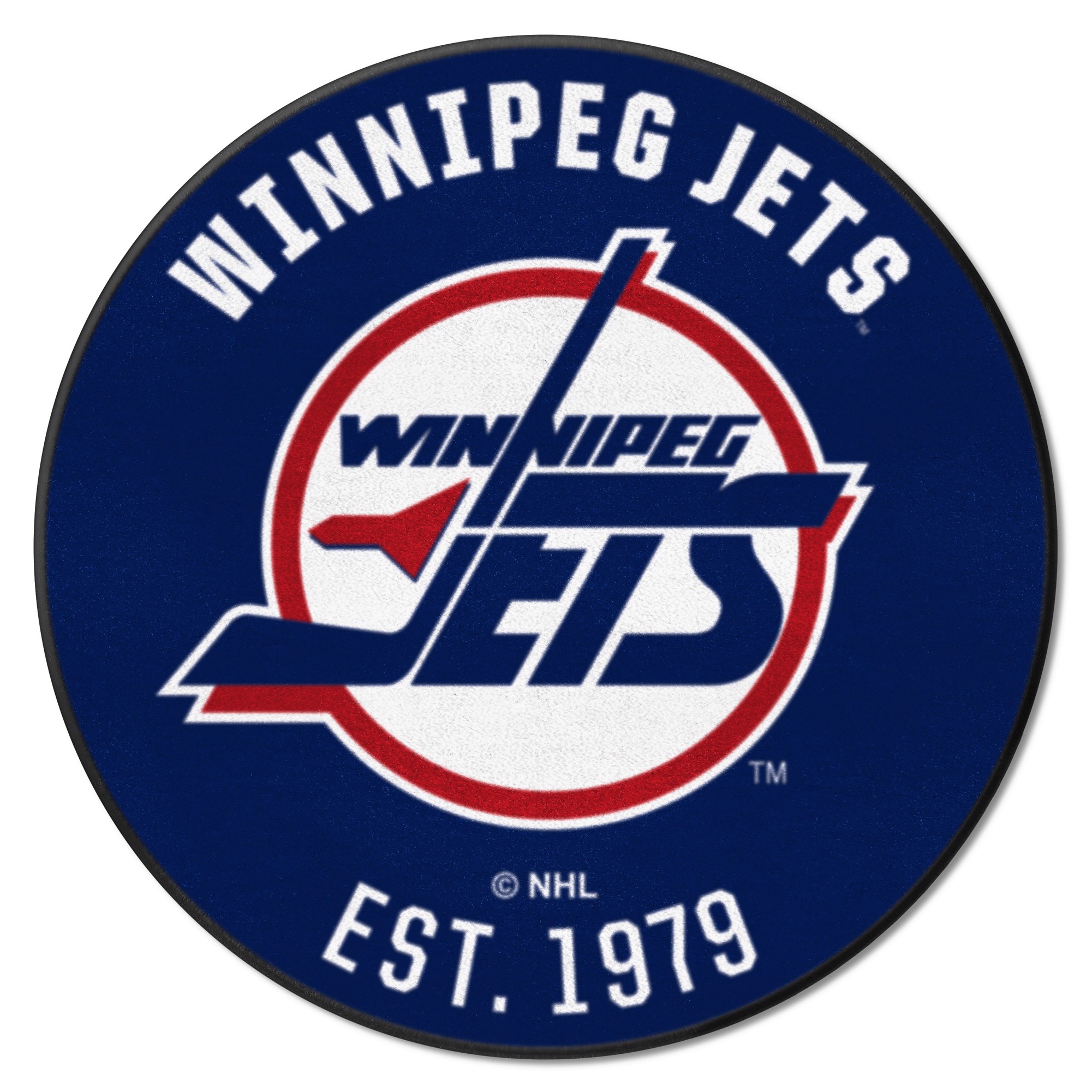Fanmats NHLRETRO Toronto Maple Leafs Roundel Rug - 27in. Diameter