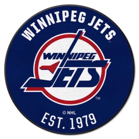 Picture of Winnipeg Jets Roundel Mat - Retro Collection