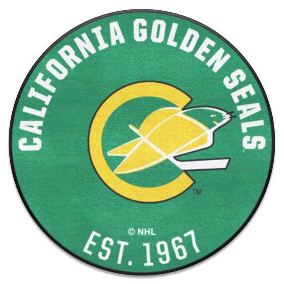 Picture of California Golden Seals Roundel Mat - Retro Collection