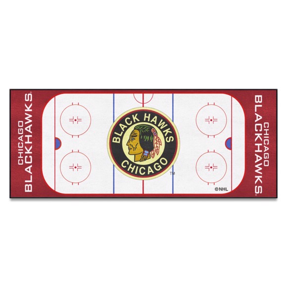 Picture of Chicago Blackhawks Rink Runner - Retro Collection
