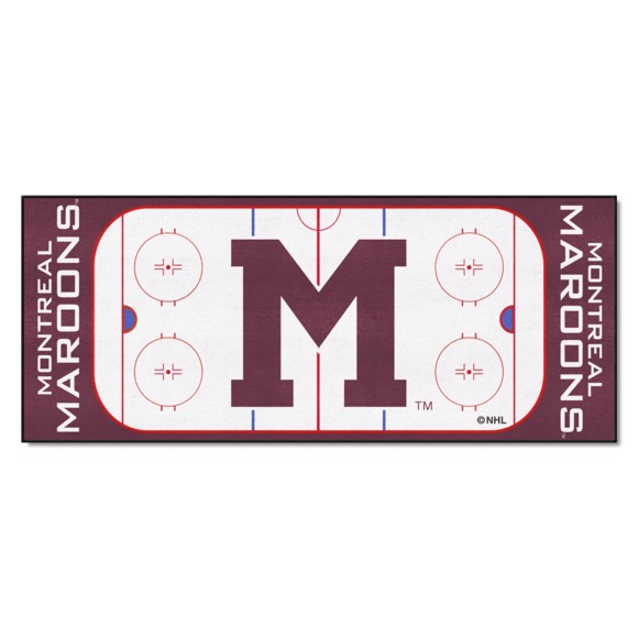 Picture of Montreal Maroons Rink Runner - Retro Collection