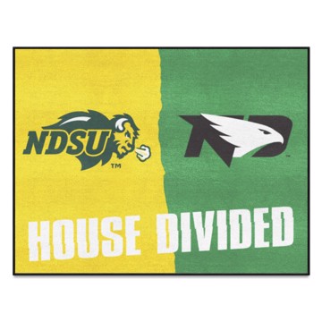 Picture of House Divided - North Dakota State / North Dakota House Divided House Divided Mat
