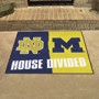 Picture of House Divided - Notre Dame / Michigan House Divided House Divided Mat