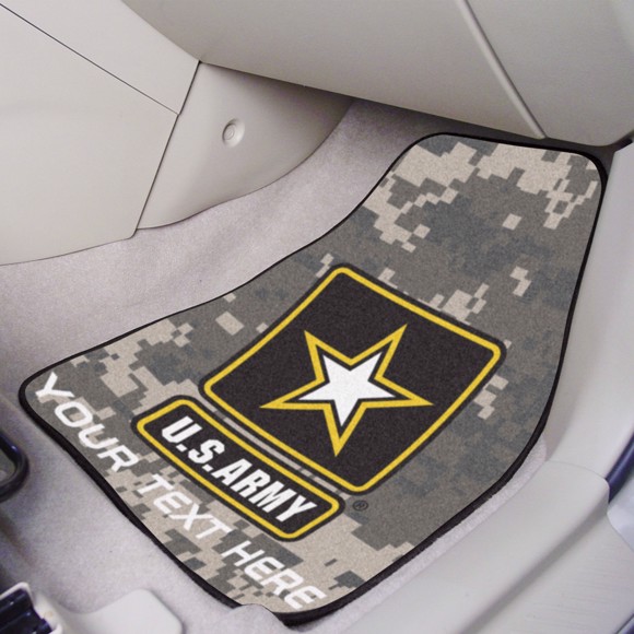 Picture of U.S. Army Personalized 2-pc Carpet Car Mat Set