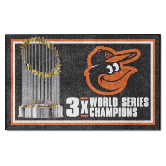 Picture of Baltimore Orioles Dynasty 4x6 Rug